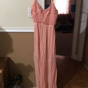 Pink Long Dress